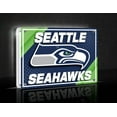 thumbnail image 1 of Seattle Seahawks LED Rectangle Tabletop Sign, 1 of 5