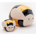 thumbnail image 1 of Evergreen Garden Outdoor Decor Garden Figures Set of 2 Portly Bumble Bee Garden Statuary, 1 of 1