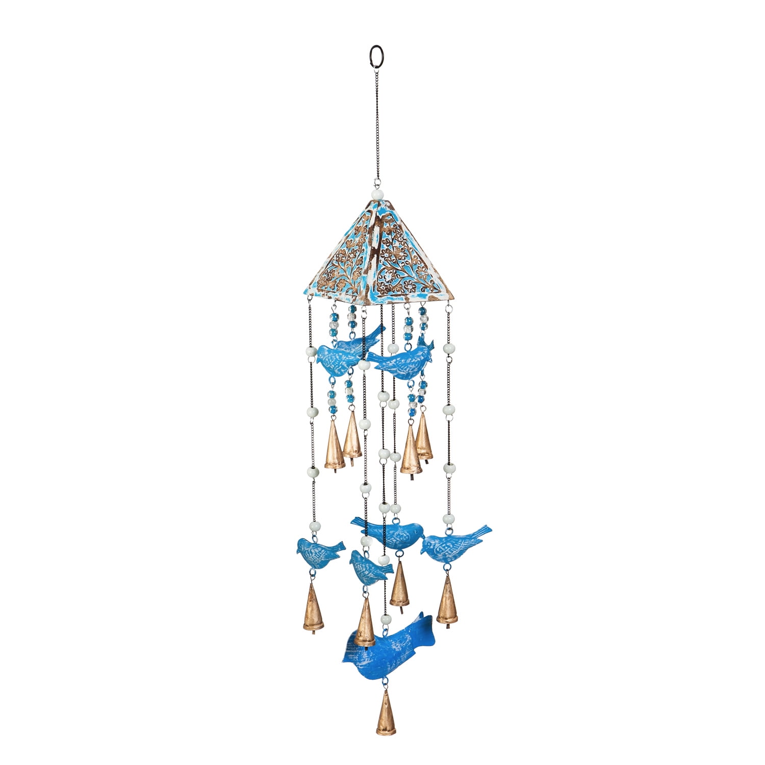 Evergreen Bird Garden Bells