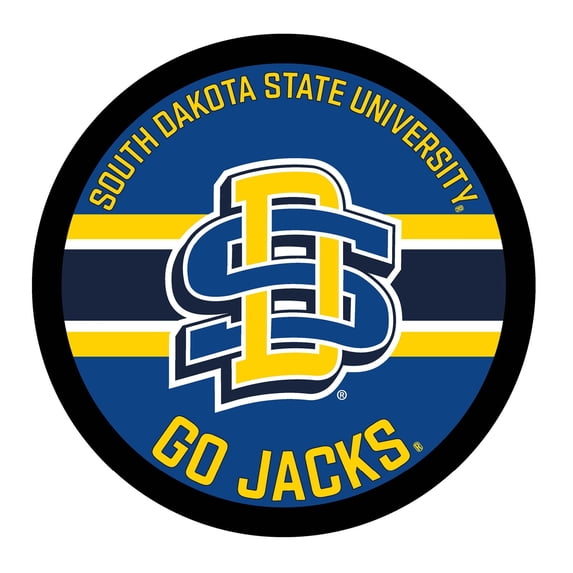 South Dakota State Jackrabbits 15" Round LED Lit Wall Sign