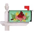thumbnail image 1 of Spring Floral Cardinal Magnetic Mailbox Cover, 1 of 2