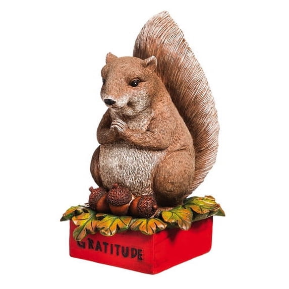Evergreen Squirrel Key Hider Statuary