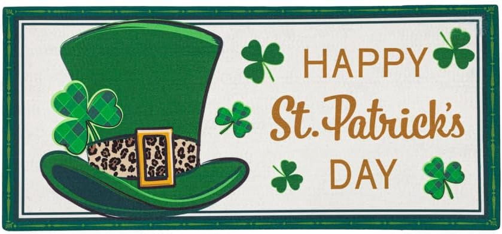 Evergreen St. Patrick's Day Top Hat Sassafras Switch Mat Inserts