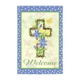 thumbnail image 1 of Evergreen Suede Textured Garden Flag - Easter Welcome, 12.5 x 18 inch Double Sided, 1 of 1