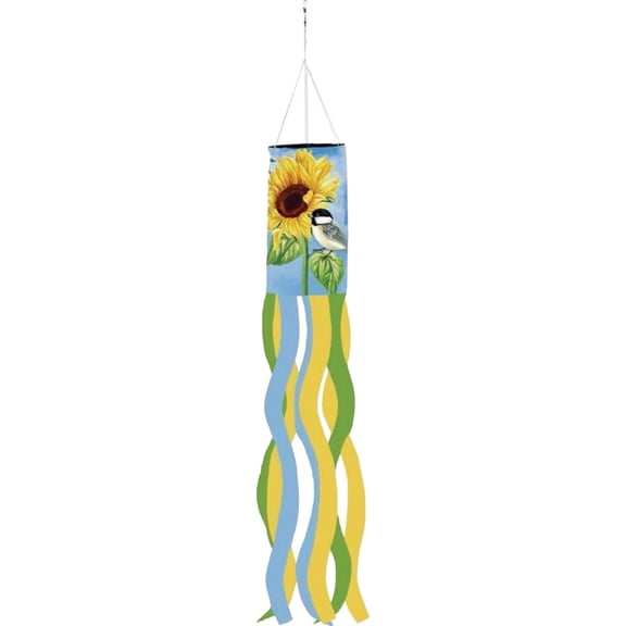 Evergreen Sunflower Chickadee Windsock - Pack of 8