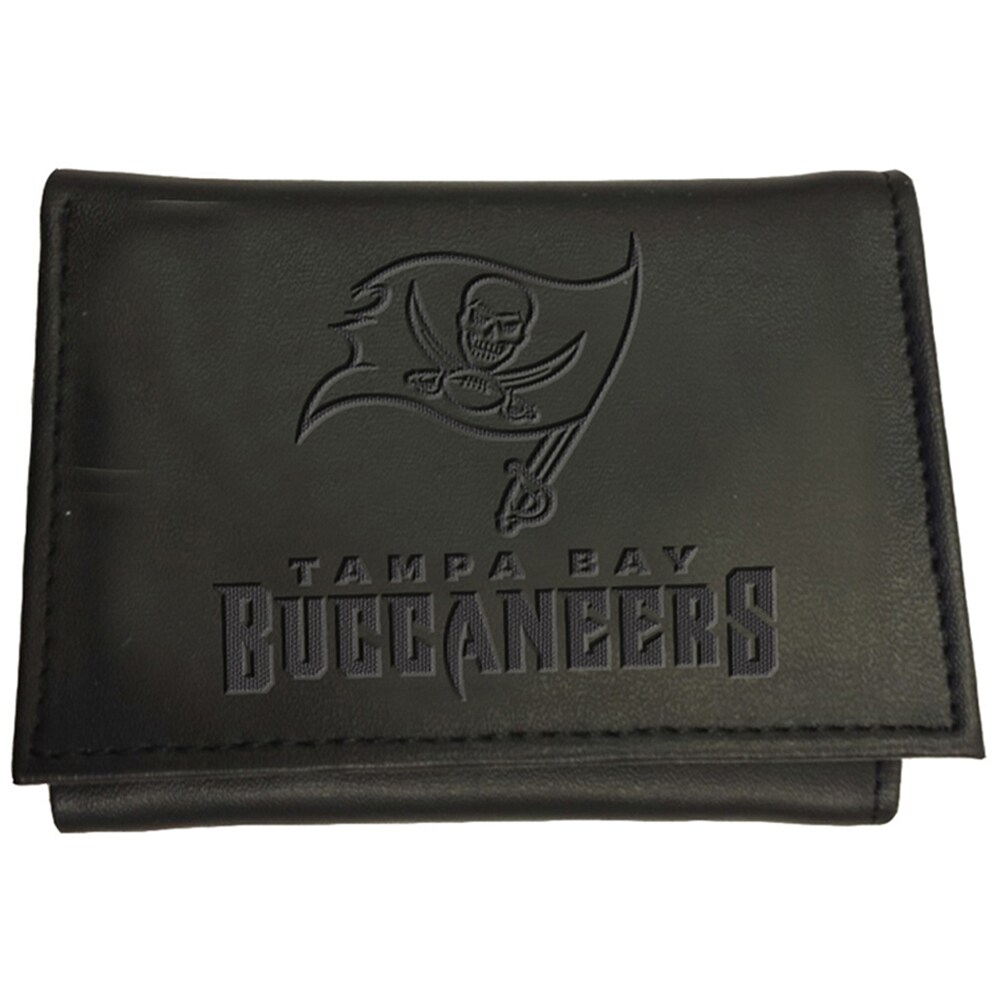 Evergreen Tampa Bay Buccaneers Tri Fold Leather Wallet