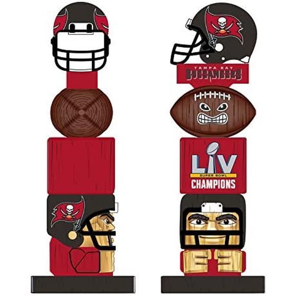 Team Sports America Super Bowl 55 Team Garden StatueTampa Bay Buccaneers 16 x.5.5 inches Superbowl 55 Indoor Outdoor Statue Gifts for Dad Family Fans
