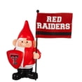 thumbnail image 1 of Evergreen Texas Tech University, Flag Holder Gnome, 1 of 2