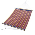 thumbnail image 1 of Evergreen Textilene Qick Dry Hammock Red Stripe, 1 of 5