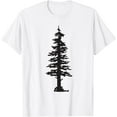 thumbnail image 1 of Evergreen Tree and Hiker Silhouette T-Shirt, 1 of 2