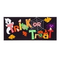 thumbnail image 1 of Evergreen Trick or Treat Sassafras Indoor Outdoor Switch Doormat 1'10"x10" Multicolored, 1 of 4