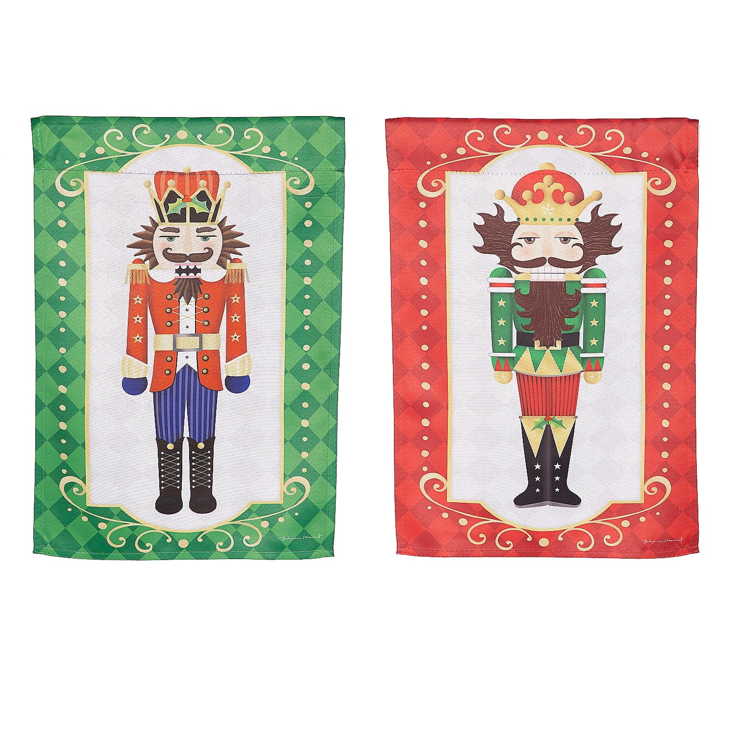 Evergreen Gingerbread Garden Flag - Thumbnail 3