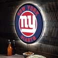 thumbnail image 1 of New York Giants LED XL Round Wall D-cor, 1 of 5