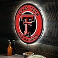 thumbnail image 1 of Texas Tech Red Raiders LED XL Round Wall D-cor, 1 of 6