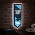 thumbnail image 1 of Carolina Panthers LED Wall Pennant, 1 of 5