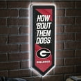 thumbnail image 1 of Georgia Bulldogs LED Wall Pennant, 1 of 6