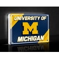 thumbnail image 1 of Michigan Wolverines LED Rectangle Tabletop Sign, 1 of 2