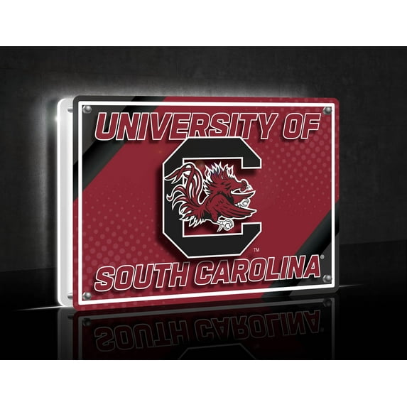 South Carolina Gamecocks LED Rectangle Tabletop Sign