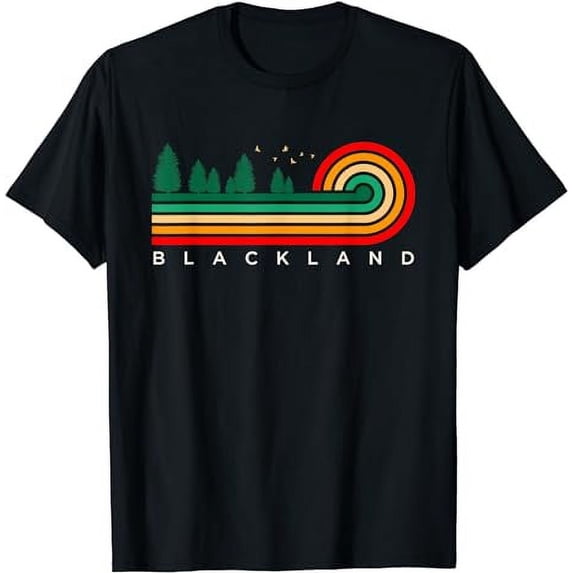 Evergreen Vintage Stripes Blackland, Mississippi T-Shirt