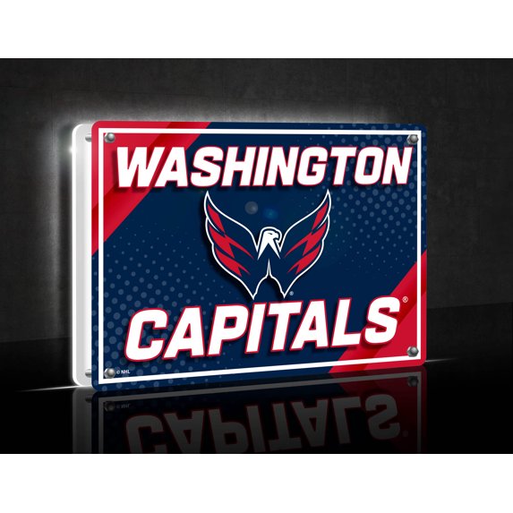Washington Capitals LED Rectangle Tabletop Sign