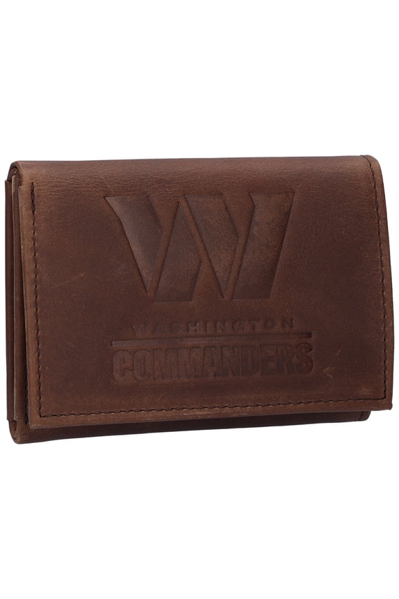 Washington Commanders Leather Team Tri-Fold Wallet