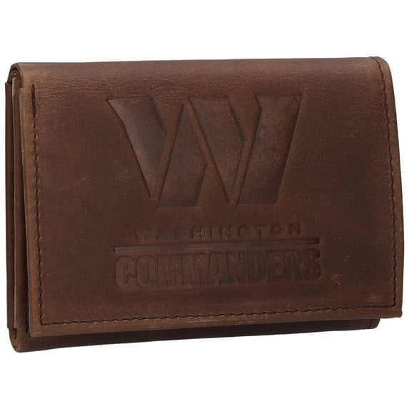 Evergreen Washington Commanders Crazy Horse Collection Tri-Fold Wallet
