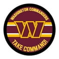 thumbnail image 1 of Washington Commanders 15" Round LED Lit Wall Sign, 1 of 5