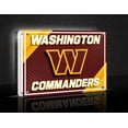 thumbnail image 1 of Washington Commanders LED Rectangle Tabletop Sign, 1 of 5