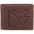 thumbnail image 1 of Evergreen West Virginia University Crazy Horse Collection Bi-Fold Wallet, 1 of 2