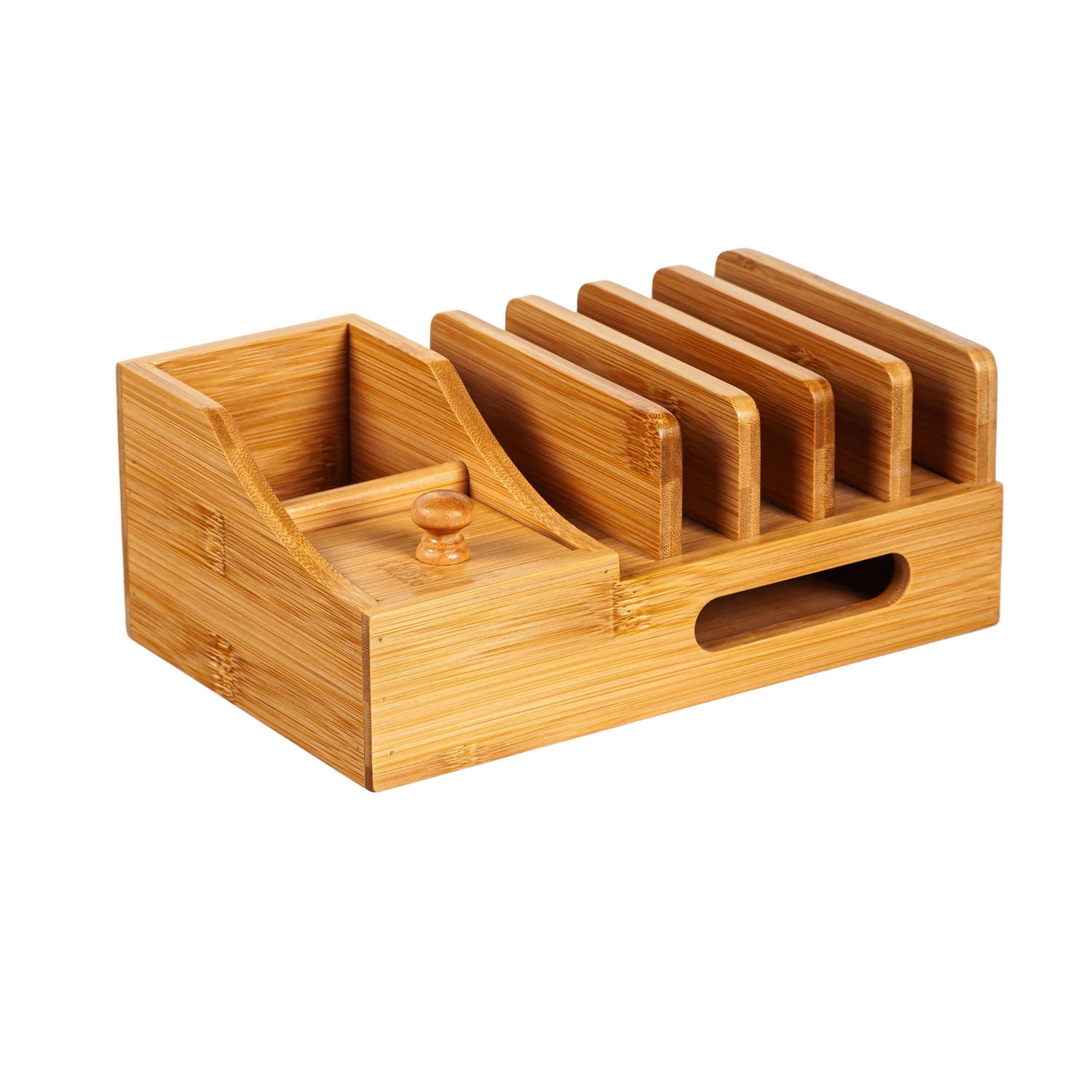 Evergreen Wood Multi Tech Accessory Charging Station - Walmart.com
