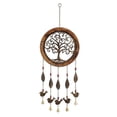 thumbnail image 1 of Evergreen Wood and Metal Tree of Life Garden Bell, 12''x 1'' x 32'' inches, 1 of 2