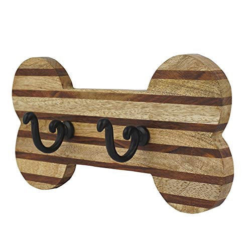 Evergreen Wooden Dog Bone Wall Hook, 6'' x 3'' x 12'' inches - Walmart.com
