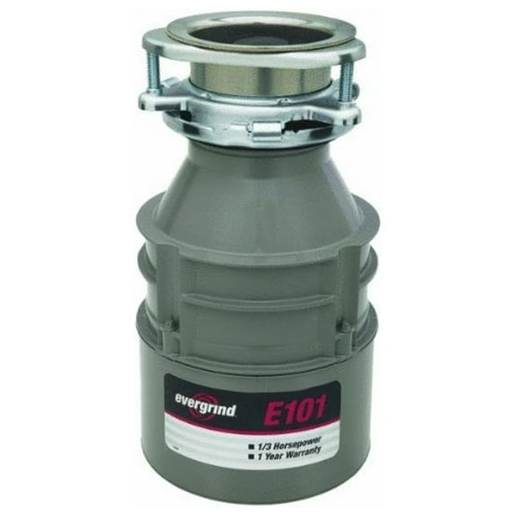 Evergrind E101 1/3 Garbage Disposal with Cord