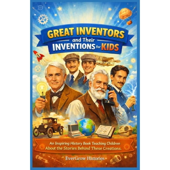 Evergrow Histories: Stories That Shape Y Great Inventors and Their Inventions for Kids: An Inspiring History Book Teaching Children About the Stories Behind Thes, Book 1, (Paperback)