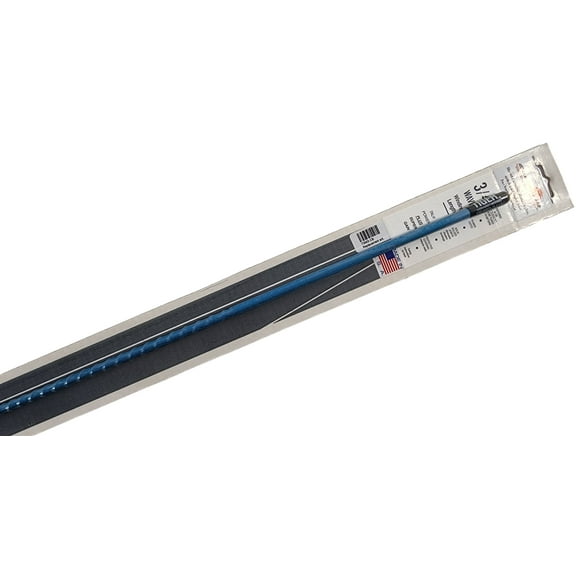 Everhardt TSM3-BL 3/4 Wave 3 ft Fiberglass Super Flex CB Radio Antenna - Blue