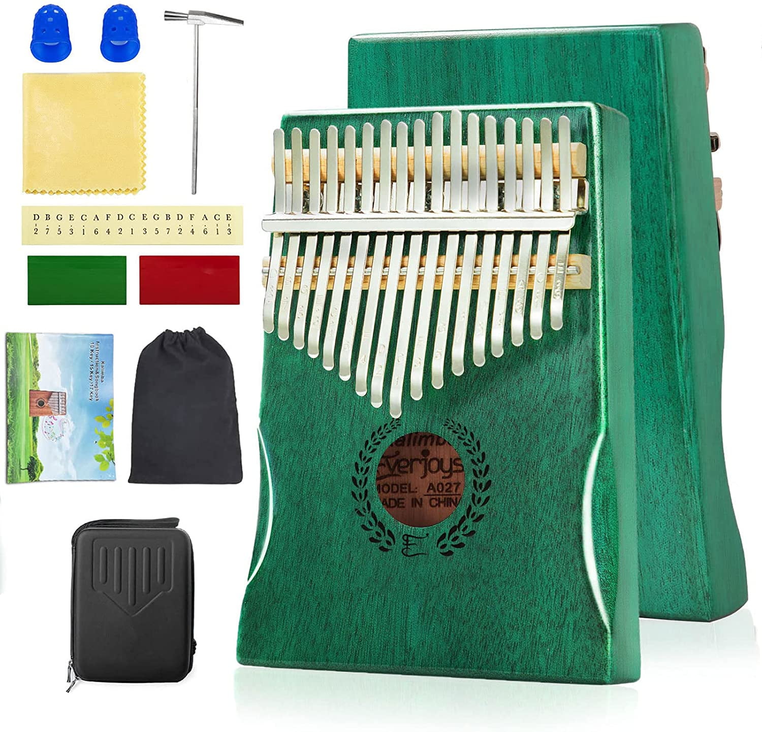 Piano Kalimba 17 lames acajou - DÉCORATION - retro vintage mania