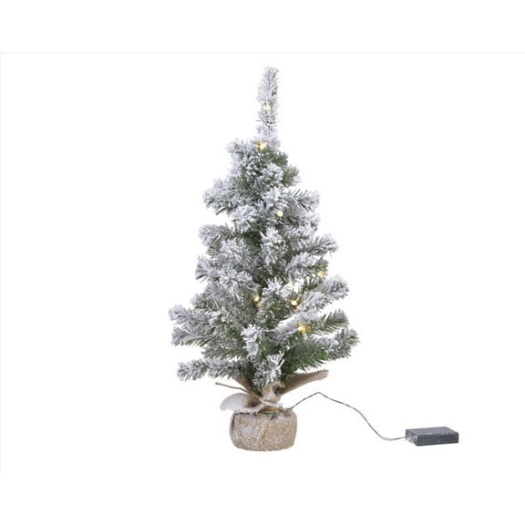 Everlands 9080457 2 ft. Full Christmas Tree, Clear & Warm White