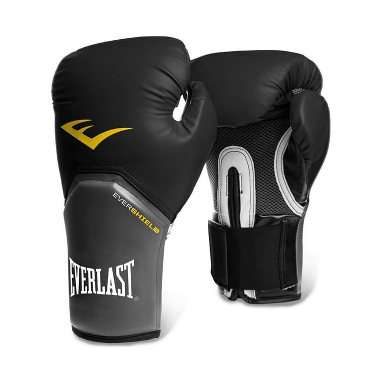 Everlast 16oz Black Elite Training Boxing Gloves 