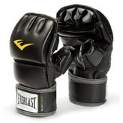 Everlast Wrist Wrap Heavy Bag Gloves, L/XL, Black   for Mitts, Reflex & Bag Training