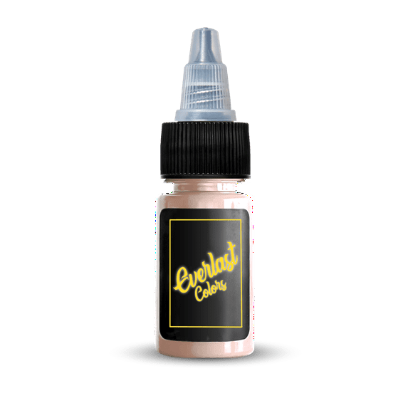 Everlast Colors Ink - Premium Organic Tattooing Pigment - Perfect For Outlining or Shading - Beach Beige - 1oz