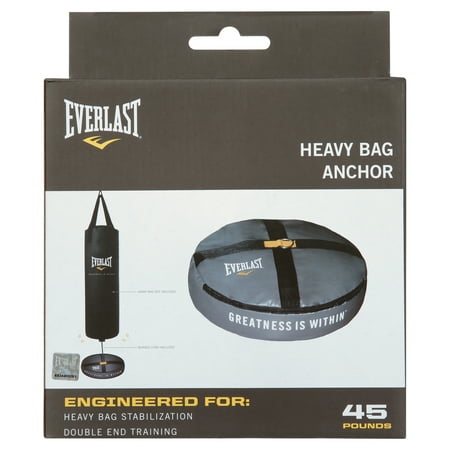 Everlast Double End Anchor Stabilizer – Water-Filled 45 lb Bag Base