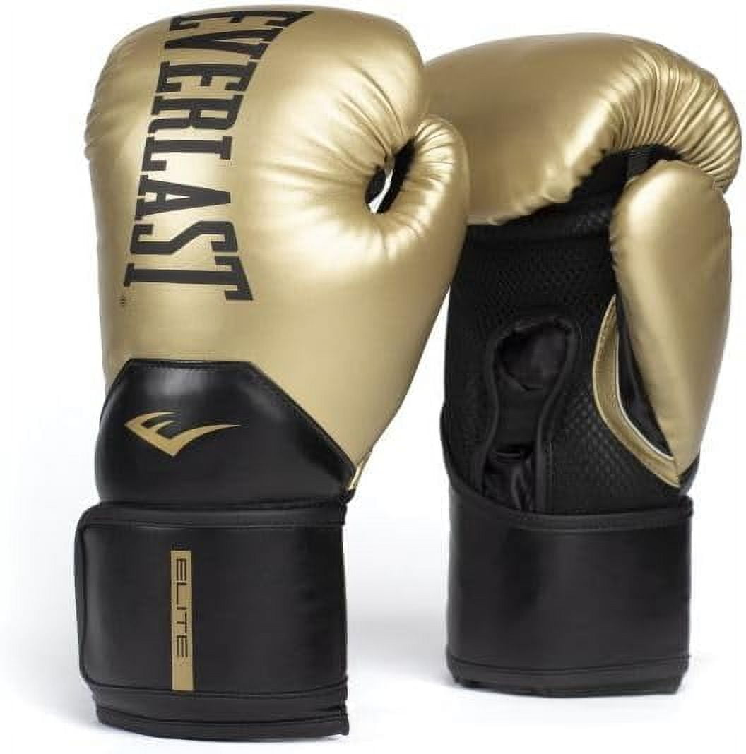 Everlast Elite 2 Gold Black 12 Oz Boxing Gloves Training Model everlast-elite-2-gold-black-12-oz-boxing-gloves-training-model