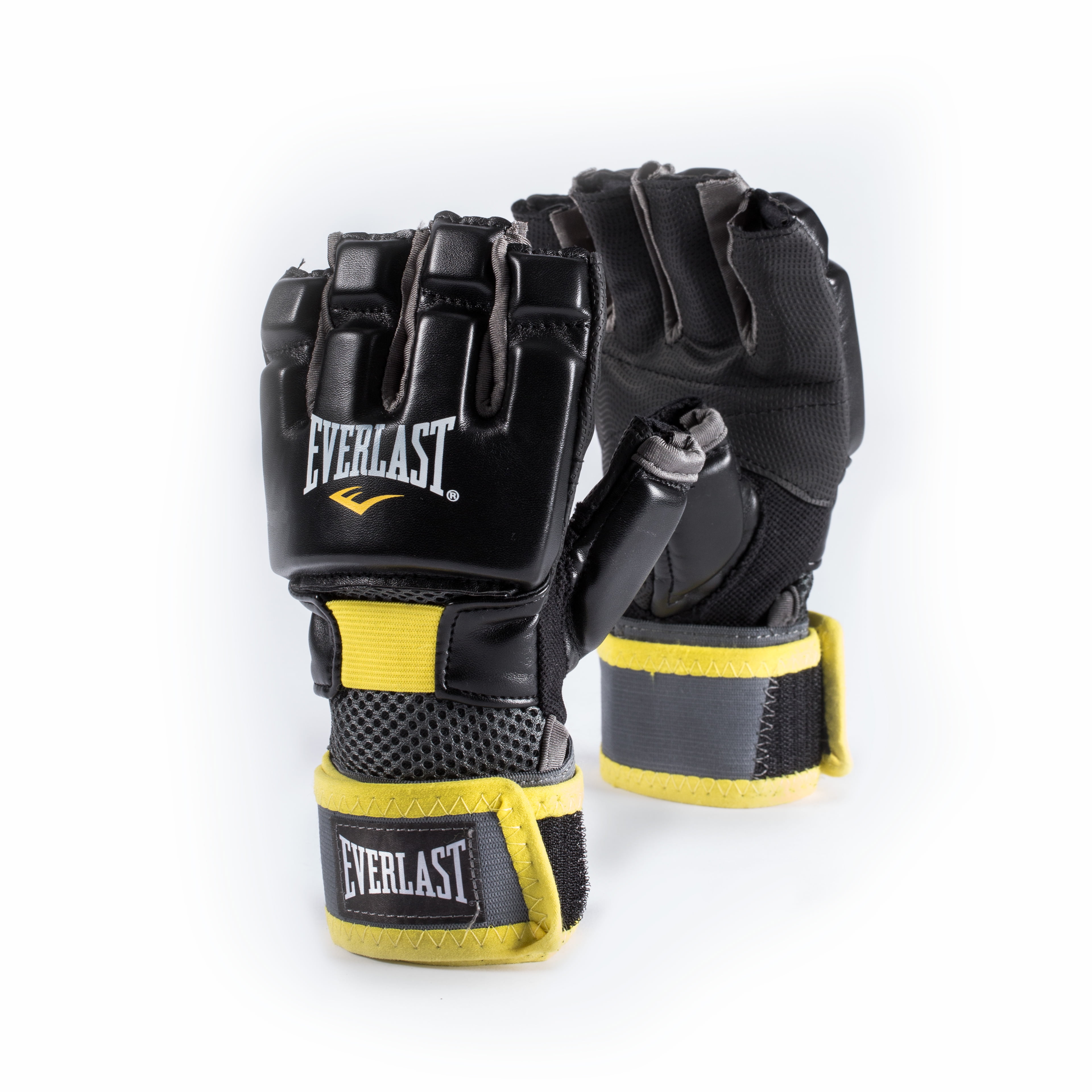 Everlast Kickboxing Gloves for Men & Women, L/XL, 5oz  Black Heavy Bag & MMA Training