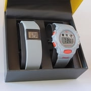 Everlast LadiesDigital Multifunctional Display Watch with Digital Activity Tracker - Grey Watch with Grey Activity Tracker( EVWF023GY-SET )