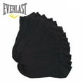 thumbnail image 1 of Everlast Little Boys-Girls Black Solid Color Low Cut Ankle 7 Pair Pack Socks 6-8.5  (Black, 1 Pack-7 pairs), 1 of 1