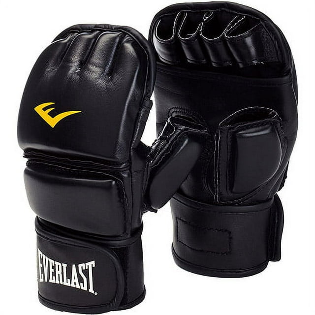 Everlast MMA Closed Thumb Grappling Glove, Black