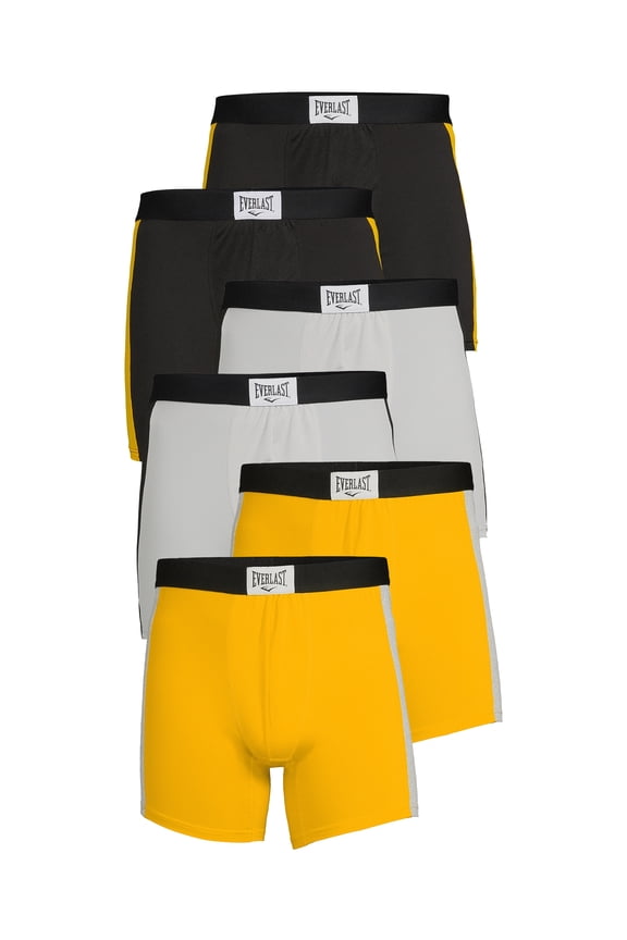 Men's Boxer Briefs, 6-Pack
