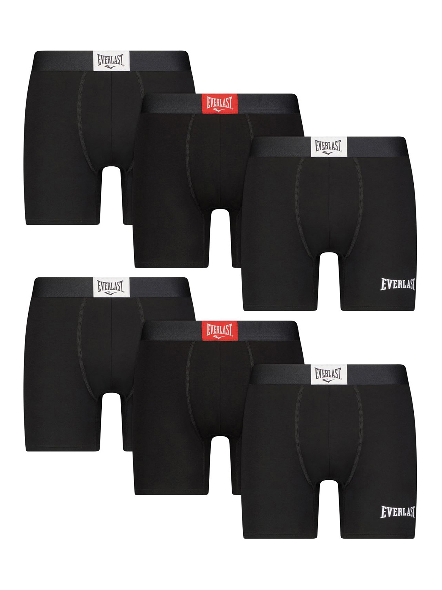 Hanes Men's Super Value Pack Black/Grey Boxer Briefs, 10 Pack