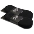 thumbnail image 1 of Everlast Men's 1/2 Cush Low Liner Peds No-Show Tennis Socks (Black), 1 of 1