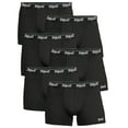 thumbnail image 1 of Everlast Men’s Trunks Breathable Cotton Underwear Boxers for Men, Black XL 6-Pack, 1 of 7